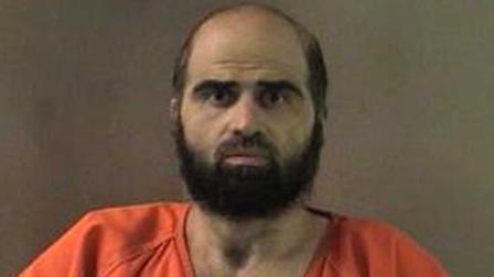 This undated file photo provided by the Bell County Sheriffs Department shows Nidal Hasan the Army psychiatrist charged in the deadly 2009 Fort Hood shooting rampage that left 13 dead. (AP Photo/Bell County Sheriffs Department, File)