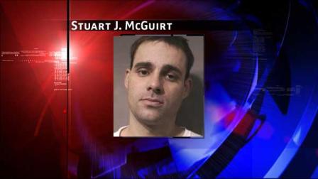 The suspect has been identified as McGuirts 37-year-old son, Stuart J. McGuirt. Hes now charged with murder.