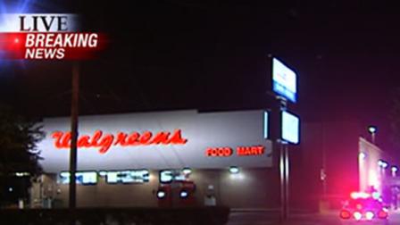 A man managed to enter a Walgreens store in southeast Houston and then escaped before police arrived.