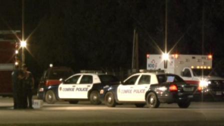 Police are searching for two men who fled the scene of a murder in Conroe.