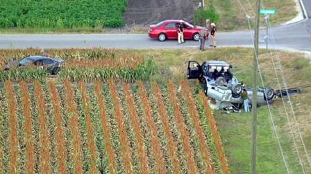 At least one person was killed in a two-car accident in Fort Bend County Wednesday afternoon.