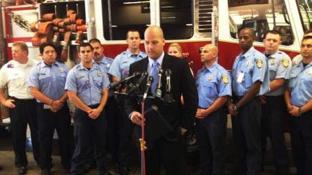 Fire officials held a news conference today to discuss the benefit concert.
