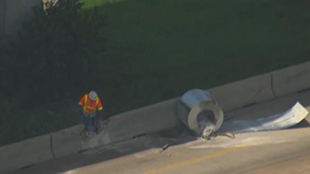 A lost load on the Katy Freeway near I-45 is causing major traffic delays.