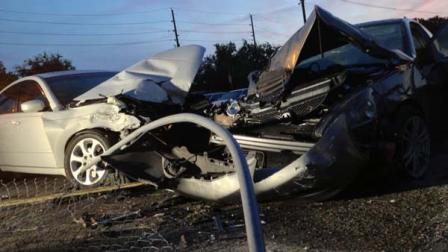 Several cars at the All Star Motors dealership were damaged in the accident