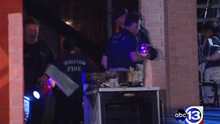 An apartment fire in north Houston is being blamed on an unattended stove.