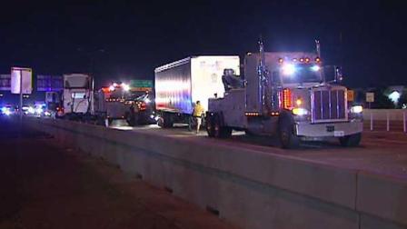 An accident on the southbound lanes of the West Beltway at Central Park forced crews to shut down the entire toll road Friday evening.