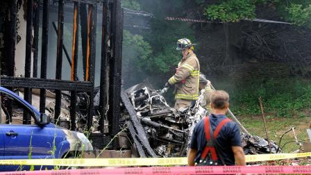 Small plane crashes into home near Tweed New Haven Airport