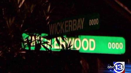 A man who lives on Wickerbay near Wickerwood in northwest Houston returned home with his throat slashed