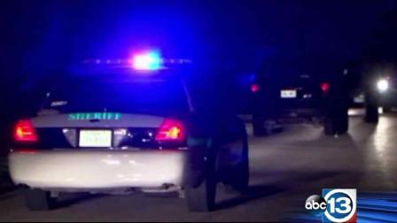 Galveston County Sheriffs Office deputies at the scene of a shooting near Santa Fe