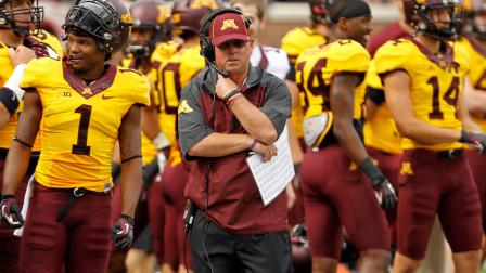 Minnesota head coach Jerry Kill