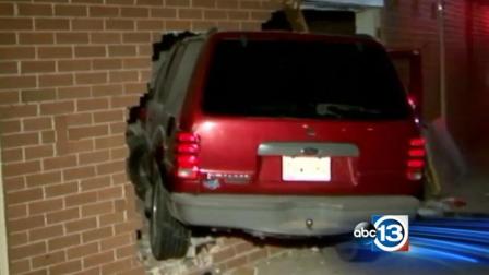 SUV in church