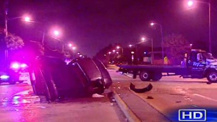 Four people are in the hospital this morning after a two-vehicle crash in northeast Houston.