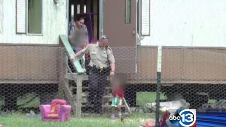 Deputies remove twin two-year-old girls from a Liberty County home where they were reportedly locked up, nude with no food