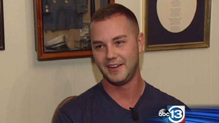 Petty Officer 3rd Class Samuel A. Peikert is 2013 USO Coastguardsman of the Year