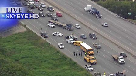 A wreck involving a school bus made for a bumpy start to the school day for kids in southeast Houston.