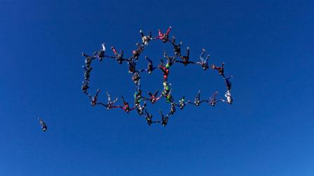 Skydiving formation record