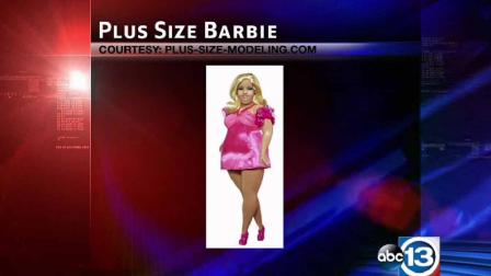 Plus-size Barbie