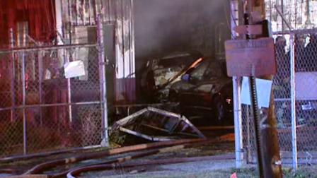 Auto shop fire