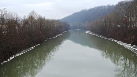 Elk River in Charleston, W.Va.