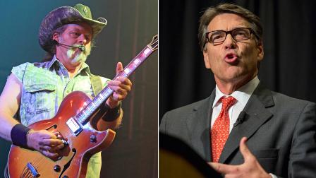 Ted Nugent, Texas Governor Rick Perry