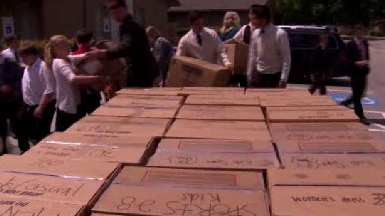 Church of Jesus Christ of Latter-Day Saints donates shoes to needy ...