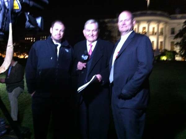 Security clearance at the White House.