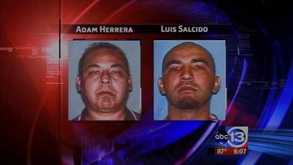 Luis Salcido and Adam Herrera are wanted for their alleged roles in the attempted kidnapping of a woman in River Oaks back in February