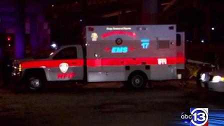 This ambulance was allegedly stolen by a 26-year-old woman in Houston