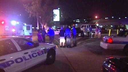 Police say a man stabbed three people after getting into a fight inside a west Houston bar