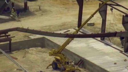 SkyEye13 HD was over the scene of a barn collapse in College Station where four people were injured