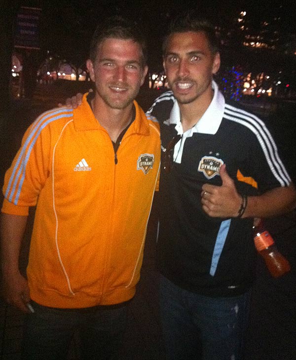 Dynamo fans rallied for the team Wednesday at...