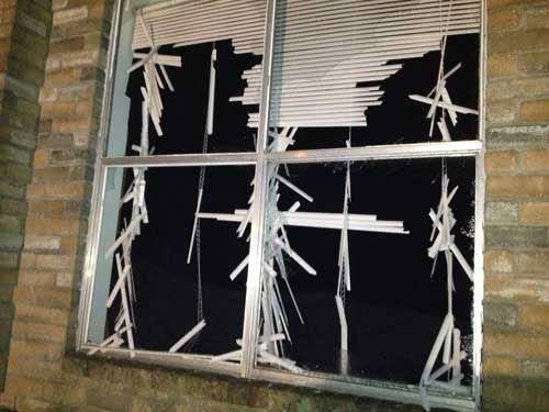 Several homes were damaged in Brookshire during...
