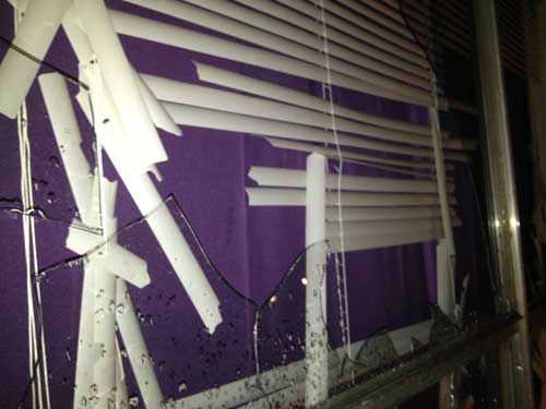 Several homes were damaged in Brookshire during...