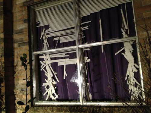 Several homes were damaged in Brookshire during...