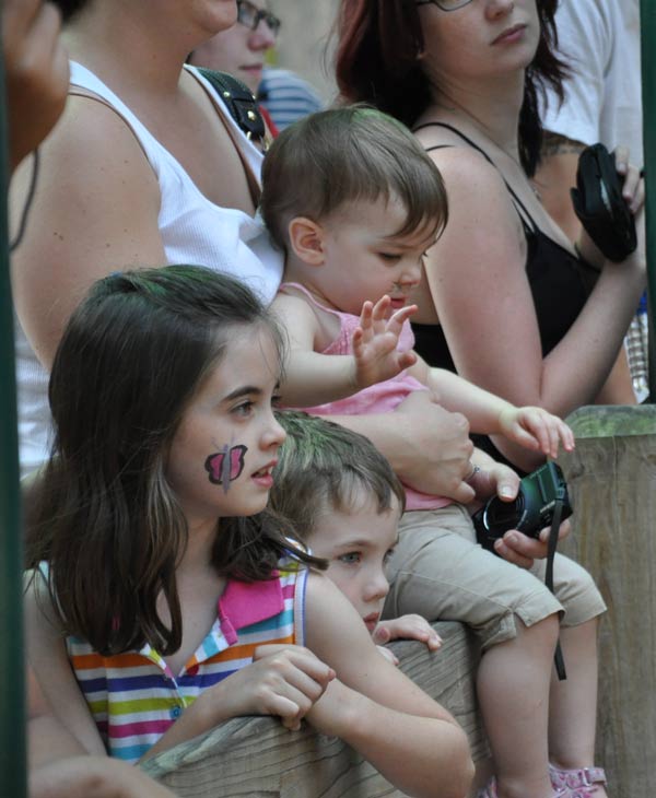 Cast members from CATS visit the big cat...