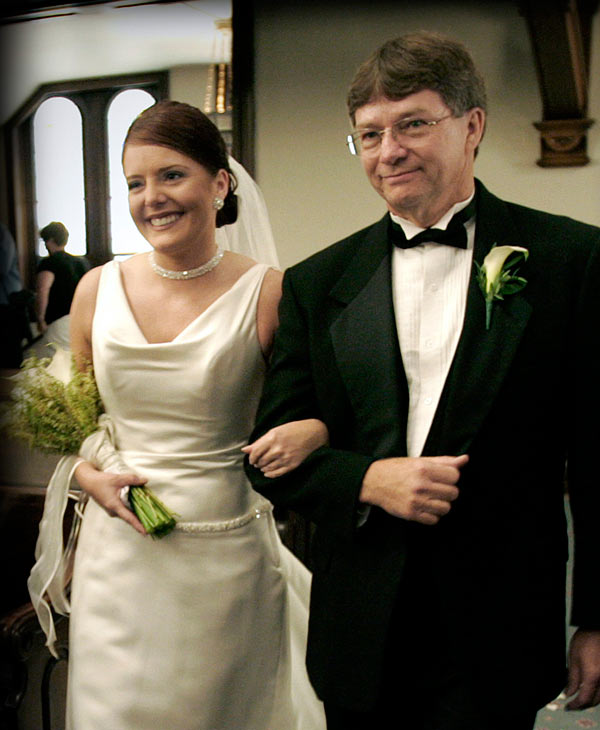 ABC-13 reporter Katie McCall and her parents