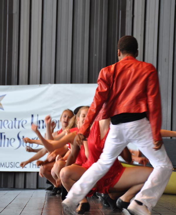 Many came out to the Miller Outdoor Theatre...