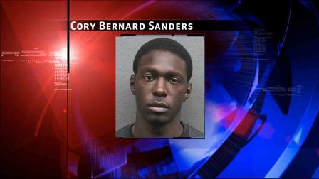 Cory Bernard Sanders, 29, is charged with murder