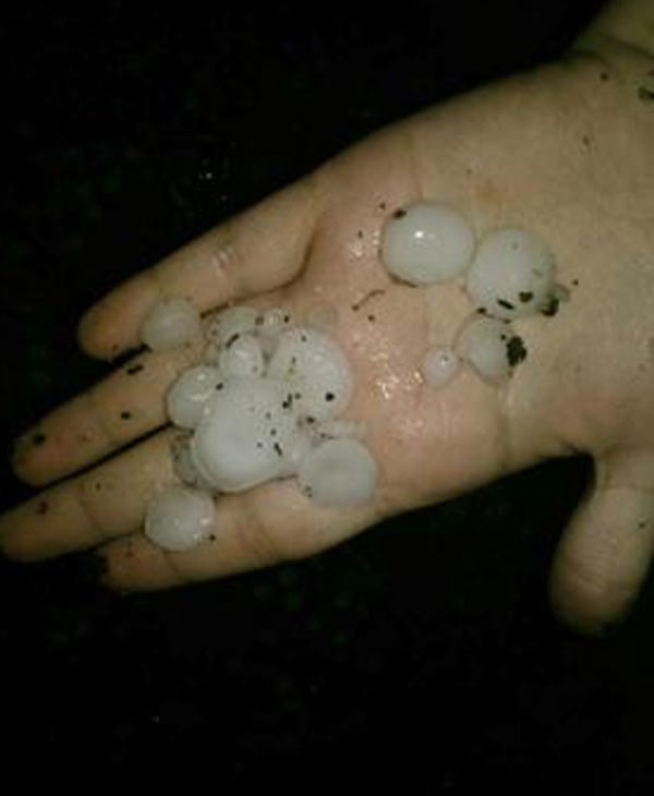 Several homes were damaged in Brookshire during...