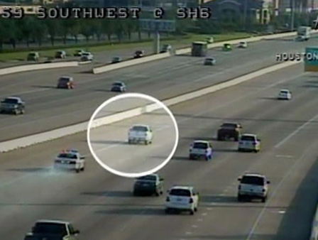 A man led police on a wild chase through...