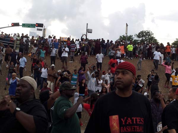 Protesters for justice for Trayvon Martin