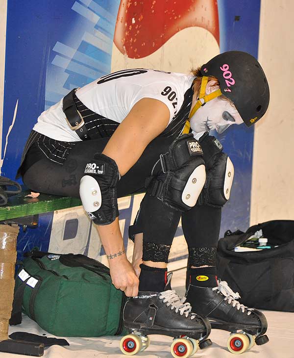 The Houston Roller Derby heated up the rink at...