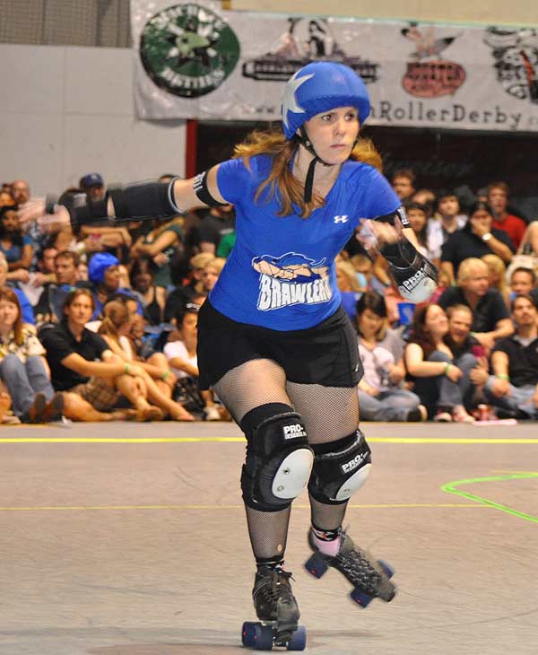 The Houston Roller Derby heated up the rink at...