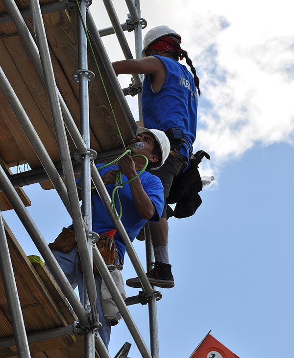 These photos are from the fifth day of the...