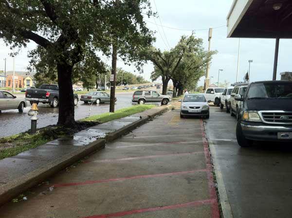 High water in Slidell, Louisiana area