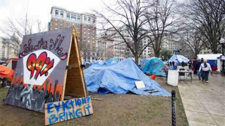Police clear tents from Occupy site in DC; 7 held | abc13.