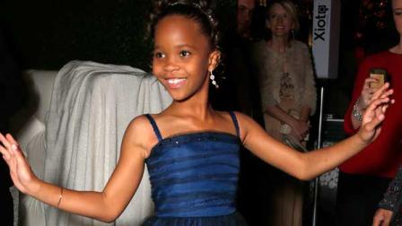 Quvenzhane Wallis dances at the Twentieth Century Fox And Fox Searchlight Pictures Academy Awards Nominees Party at Lure on Sunday, Feb. 24, 2013 in Los Angeles. (Photo by Todd Williamson/Invision for Fox Searchlight/AP Images)