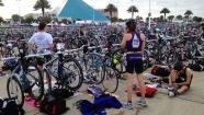 Athletes are on Galveston Island pushing their endurance in the Memorial Hermann Ironman