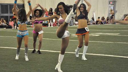 It was two days of dancing over the weekend for those hoping to make the Houston Texans cheerleaders squad