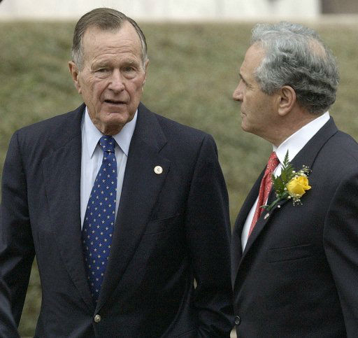 Former President George H.W. Bush as a...